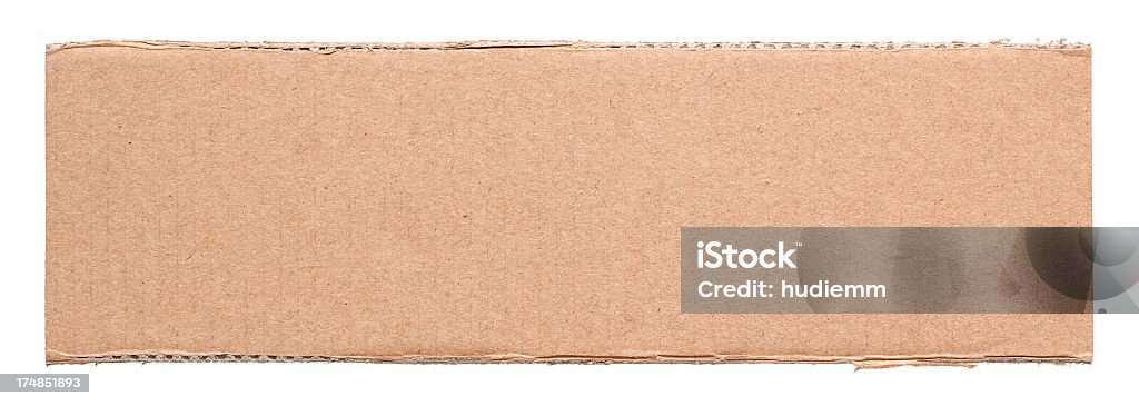 Blank corrugated cardboard textured background Blank corrugated cardboard textured background isolated on white.  Beige Stock Photo