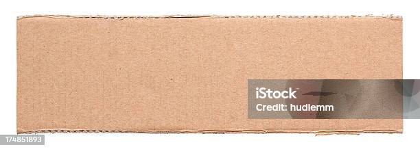 Blank Corrugated Cardboard Textured Background Stock Photo - Download Image Now - Beige, Blank, Box - Container