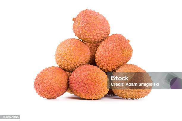 Litchi - Fotografie stock e altre immagini di Agrume - Agrume, Alimentazione sana, Buccia