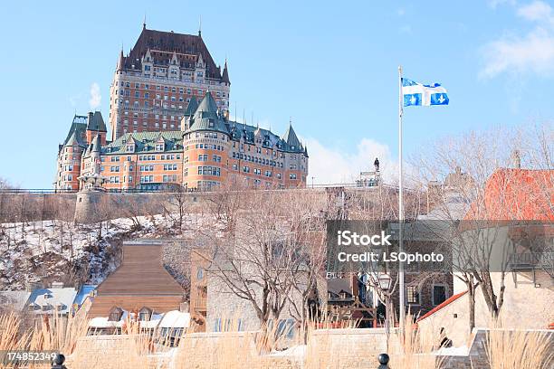 Château Frontenac Foto de stock y más banco de imágenes de Aire libre - Aire libre, Arquitectura, Avenida