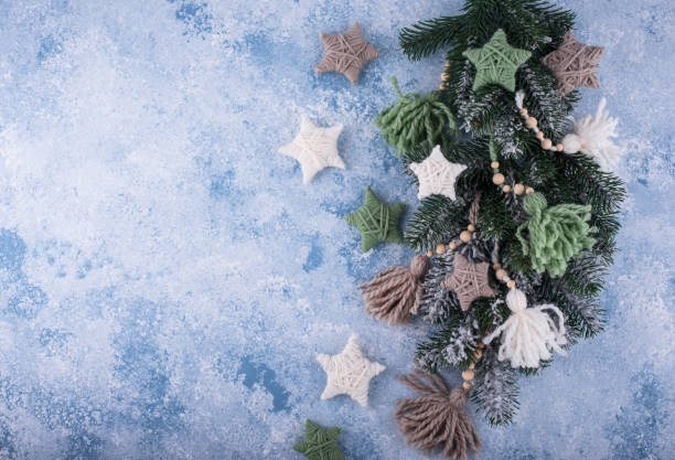 istock Christmas and New Year boho style decoration 1748526703