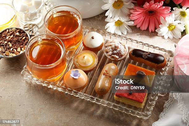 Tea And Dessert Stock Photo - Download Image Now - Baked Pastry Item, Cake, Dessert - Sweet Food