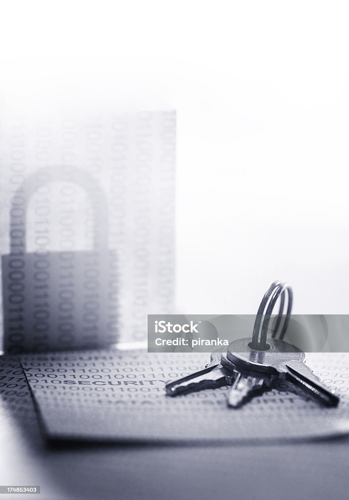 Sicurezza dei dati - Foto stock royalty-free di Chiave