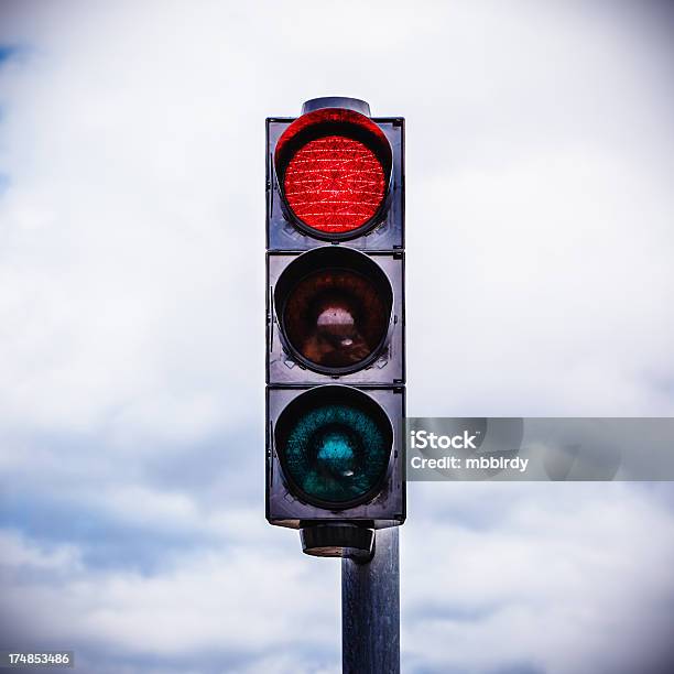 Rote Ampel Stockfoto und mehr Bilder von Ampel - Ampel, Bildkomposition und Technik, Farbbild