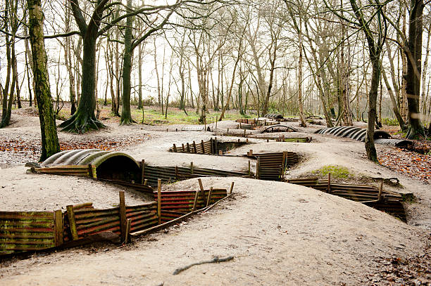 istock WW1 Trenches, Sanctuary Wood, Ypres, Belgium 174853518