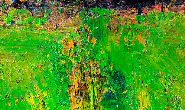 istock Abstract painted green art backgrounds. 174853615