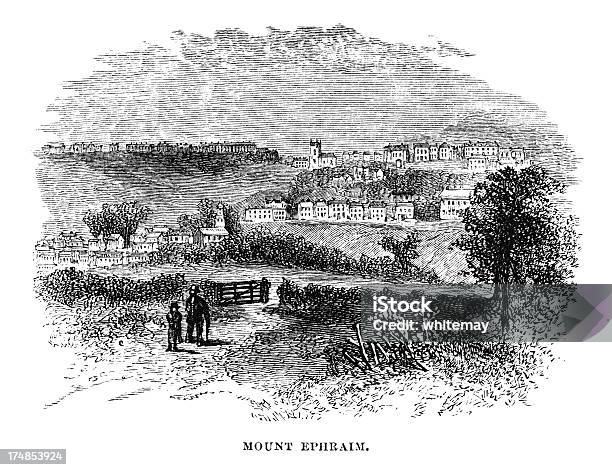 Ilustración de Monte Ephraim Tunbridge Wells Victoriano y más Vectores Libres de Derechos de Colina