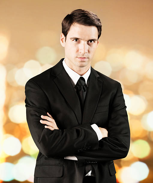 istock Attractive businessman with arms crossed 174854061