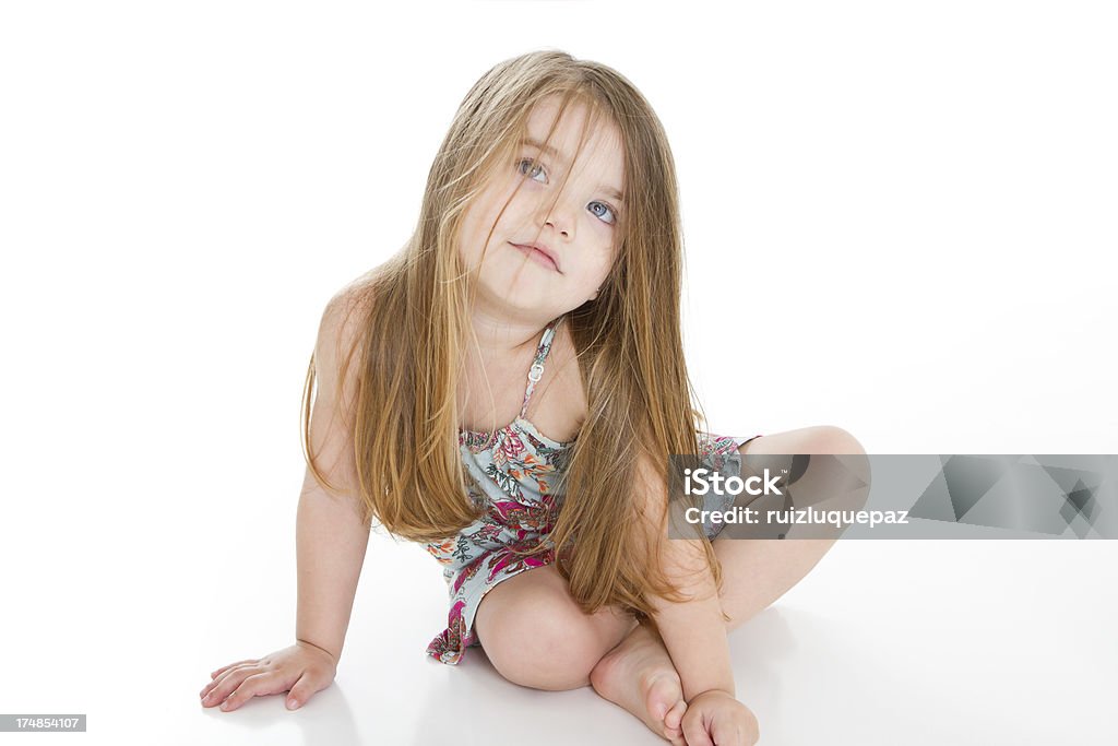사랑스러운 소녀만 즐거운 - 로열티 프리 2-3 살 스톡 사진