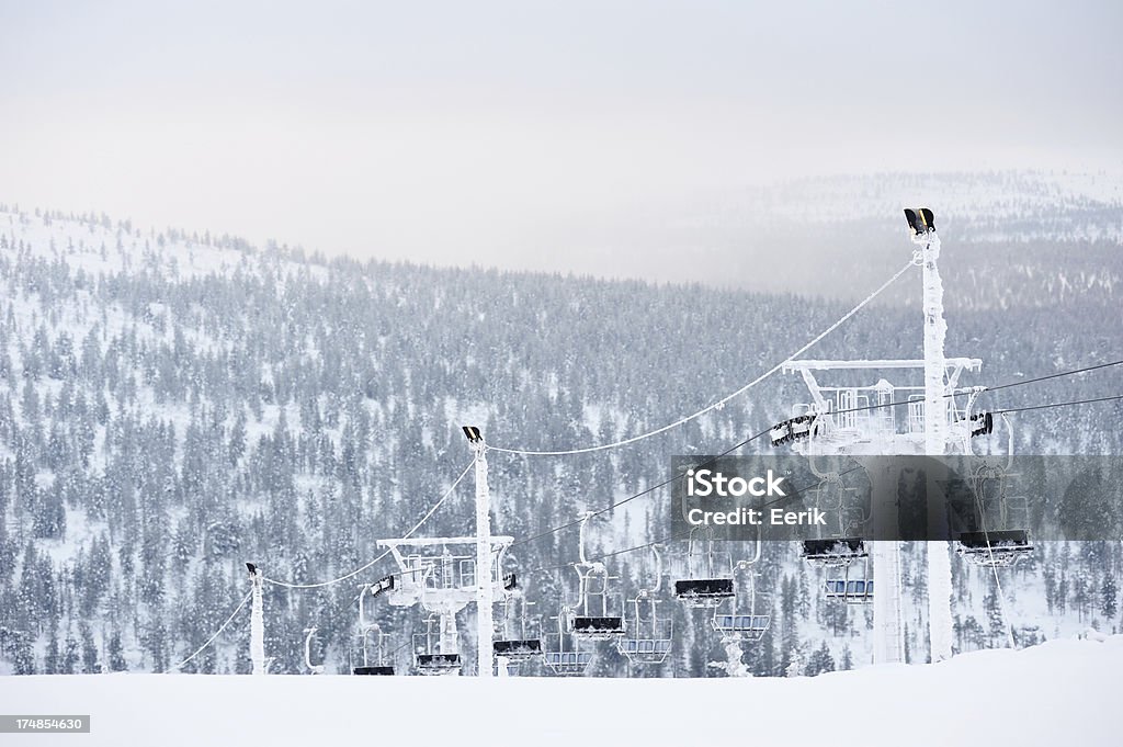 Télésiège - Photo de Finlande libre de droits