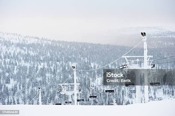 스키복 리프트 핀란드에 대한 스톡 사진 및 기타 이미지 - 핀란드, 핀란드 라플란드, 0명