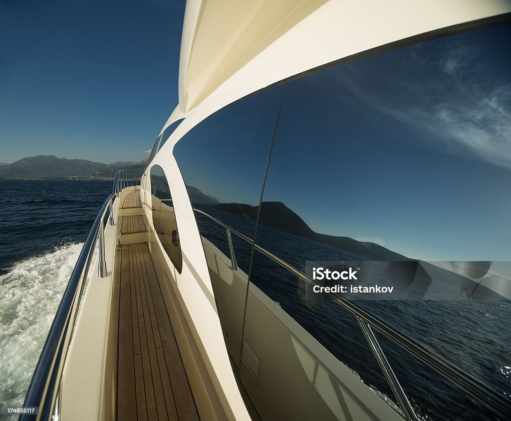 Megayacht - Foto stock royalty-free di Close-up