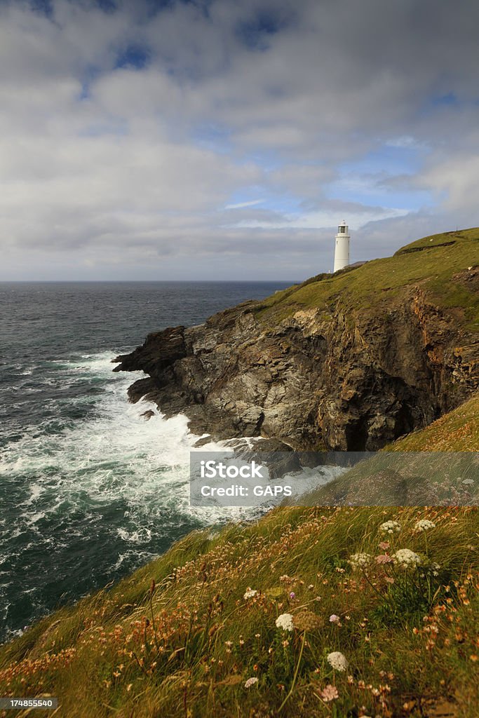 Trevose cabeza Lighthouse - Foto de stock de Acantilado libre de derechos