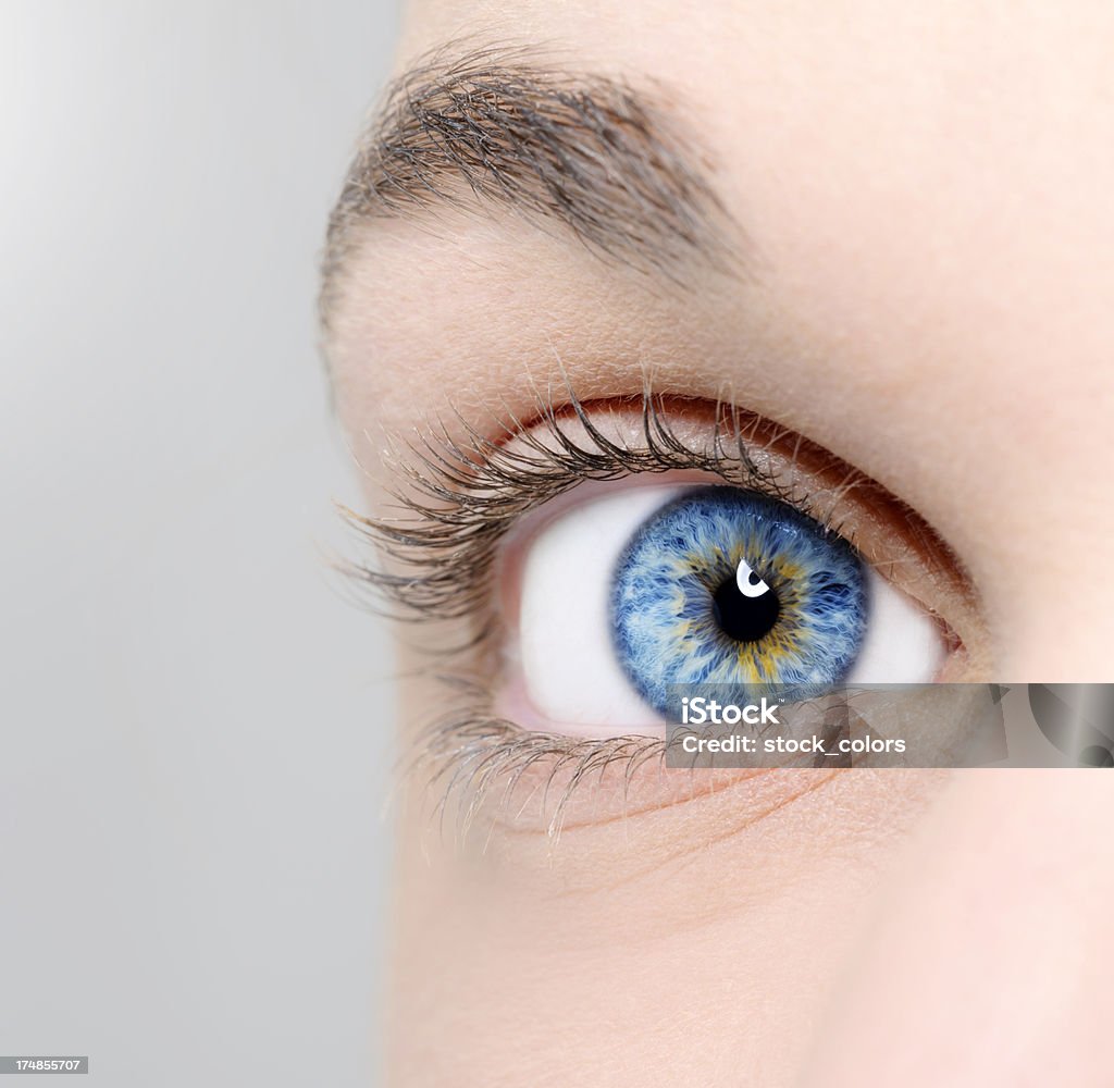 Blaues Auge close-up - Lizenzfrei Auge Stock-Foto