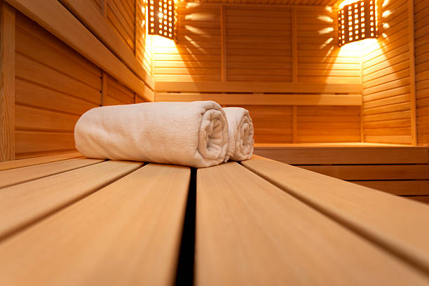 Sauna Image stock photo