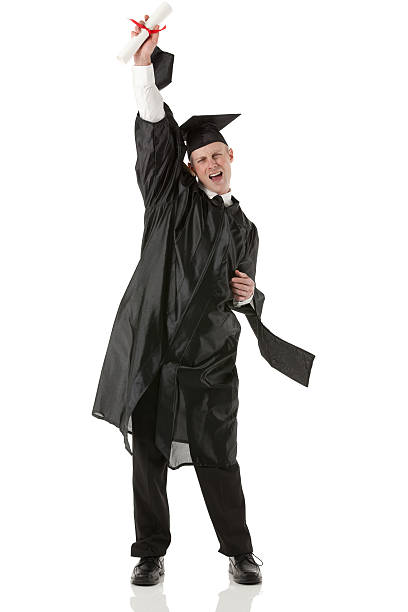 istock Male graduate with diploma 174855931