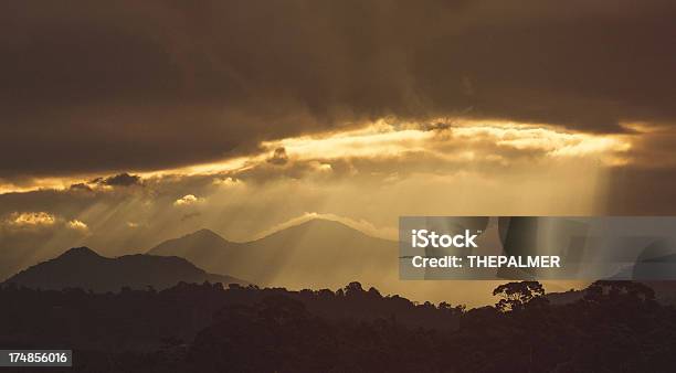 Sun Rays Over The Mountains In Honduras Stock Photo - Download Image Now - Cloud - Sky, Cloudscape, Honduras