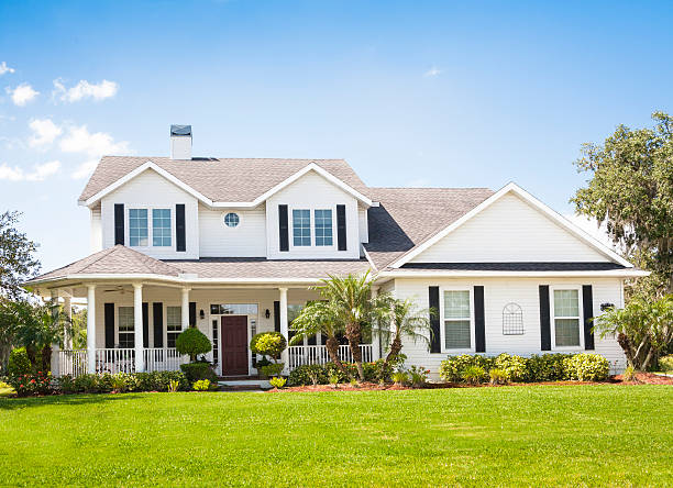 istock Traditional Home; Landscaped Yard 174856042