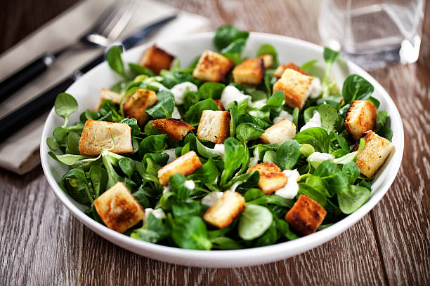 Caesar Salad stock photo