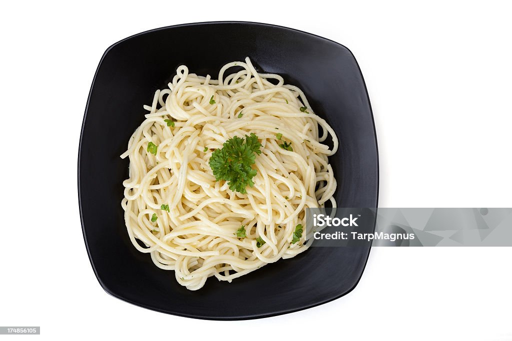 Frische spaghetti - Lizenzfrei Draufsicht Stock-Foto