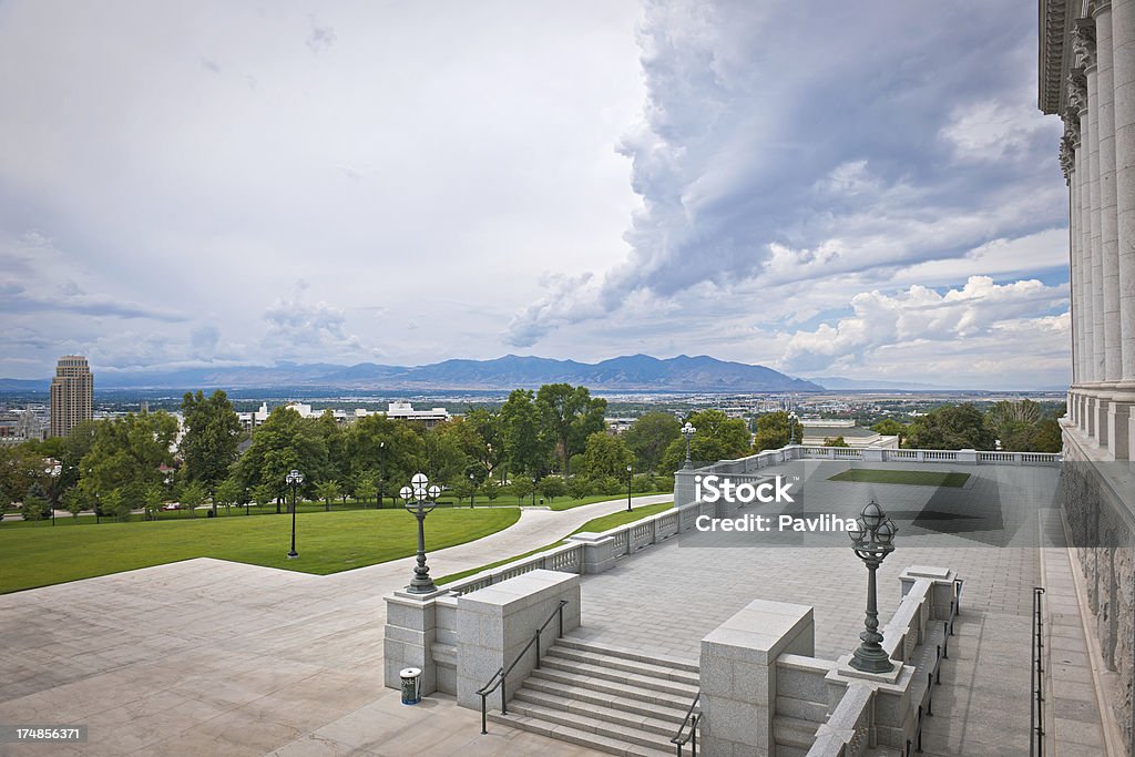 Salt Lake City, Utah State 카피톨 USA - 로열티 프리 0명 스톡 사진