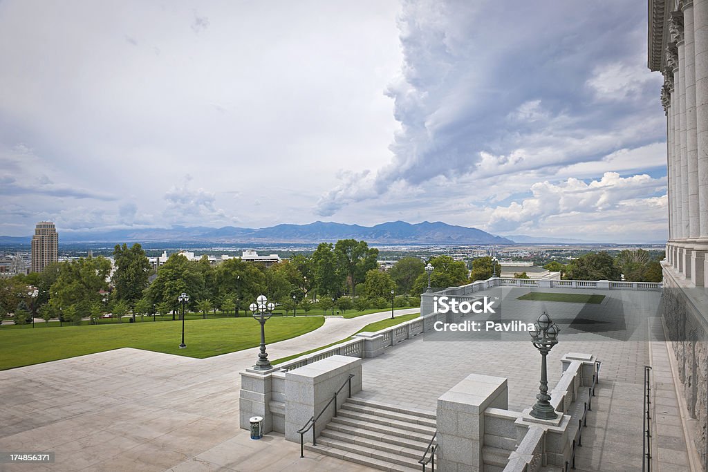 Salt Lake City w stanie Utah State Capitol, Stany Zjednoczone - Zbiór zdjęć royalty-free (Architektura)