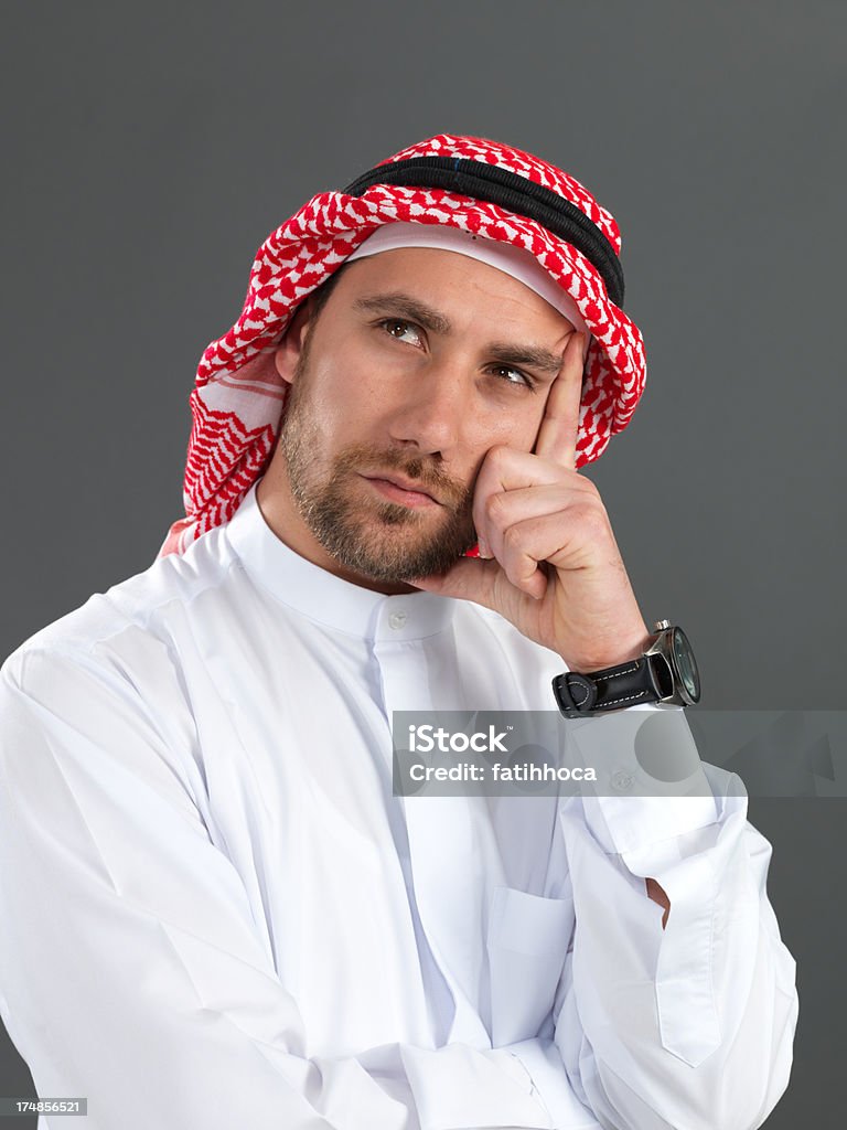 Homem adulto jovem Árabe - Royalty-free Arábia Saudita Foto de stock