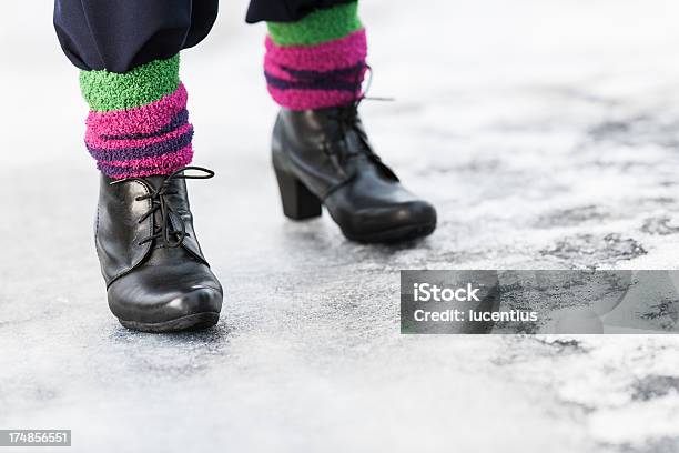 Slippery Ice Stock Photo - Download Image Now - Adult, Close-up, Cold Temperature