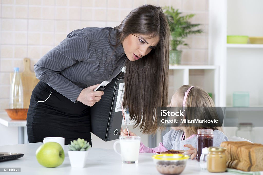 Später bei der Arbeit - Lizenzfrei Erdnussbutter Stock-Foto