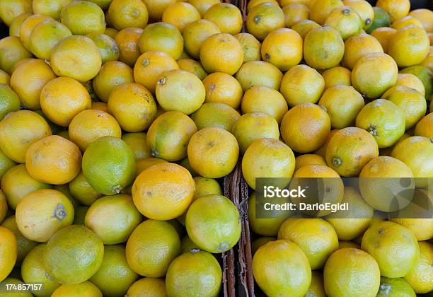 Cibo Frutta Lime - Fotografie stock e altre immagini di Agrume - Agrume, Cibo, Composizione orizzontale