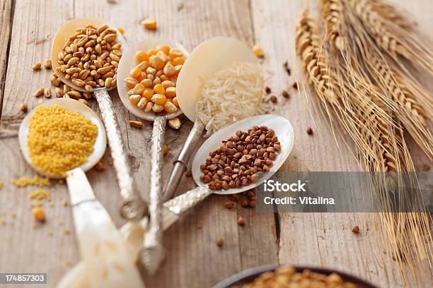 Grain And Cereal Stock Photo - Download Image Now - Millet, Spelt, Buckwheat