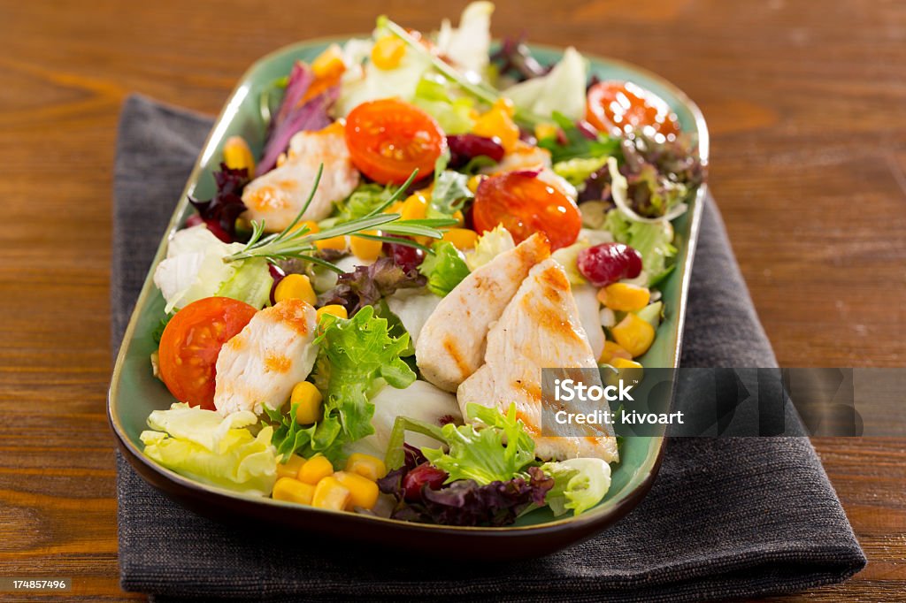 Chicken-Salat - Lizenzfrei Abnehmen Stock-Foto