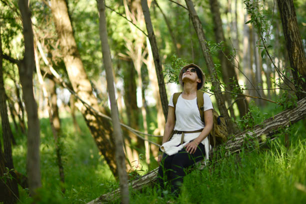 istock young female mountaineer camping 1748579775