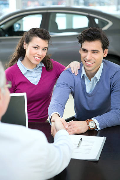 istock Couple buying car. 174858374