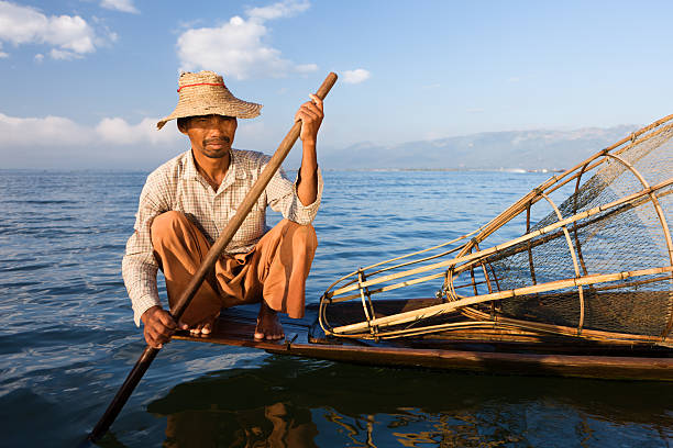 istock Fisherman on Inle Lake, Myanmar 174858396