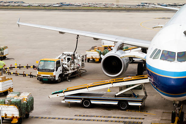 istock Aircraft parked in the airport 174858400