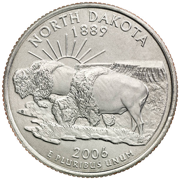istock North Dakota State Quarter Coin 174858576