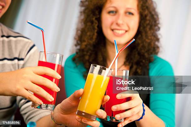 Friends Drinking Together Stock Photo - Download Image Now - 20-24 Years, Adult, Adults Only