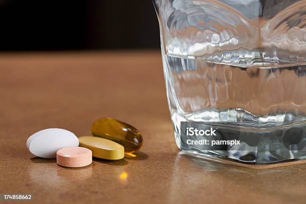 Vitamin Tablets Stock Photo - Download Image Now - Calcium, Capsule - Medicine, Close-up