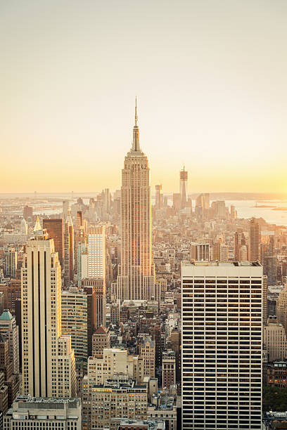 istock City Skyline at Sunset Manhattan New York 174858907