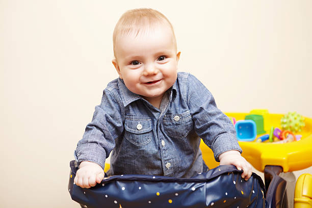 istock Little boy in child`s seat. 174858985