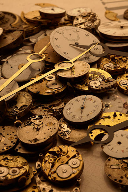 istock Watch parts in a heap 174859389