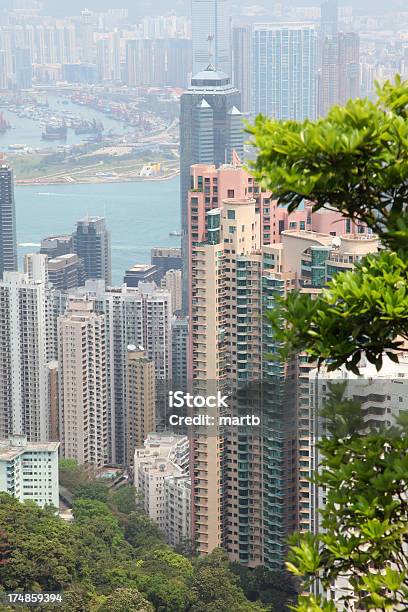 Densly Preenchido Hong Kong - Fotografias de stock e mais imagens de Ao Ar Livre - Ao Ar Livre, Apartamento, Arranha-céu