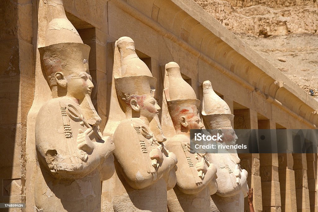 Estatuas egipcio - Foto de stock de Amarillo - Color libre de derechos