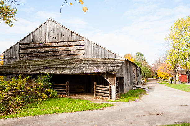istock Old Barn and Country Road 174859718