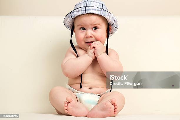 Babyschock Stockfoto und mehr Bilder von 6-11 Monate - 6-11 Monate, Baby, Blondes Haar
