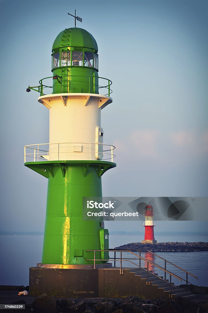 Leuchtturm in Warnemünde, Deutschland - Lizenzfrei Rostock Stock-Foto