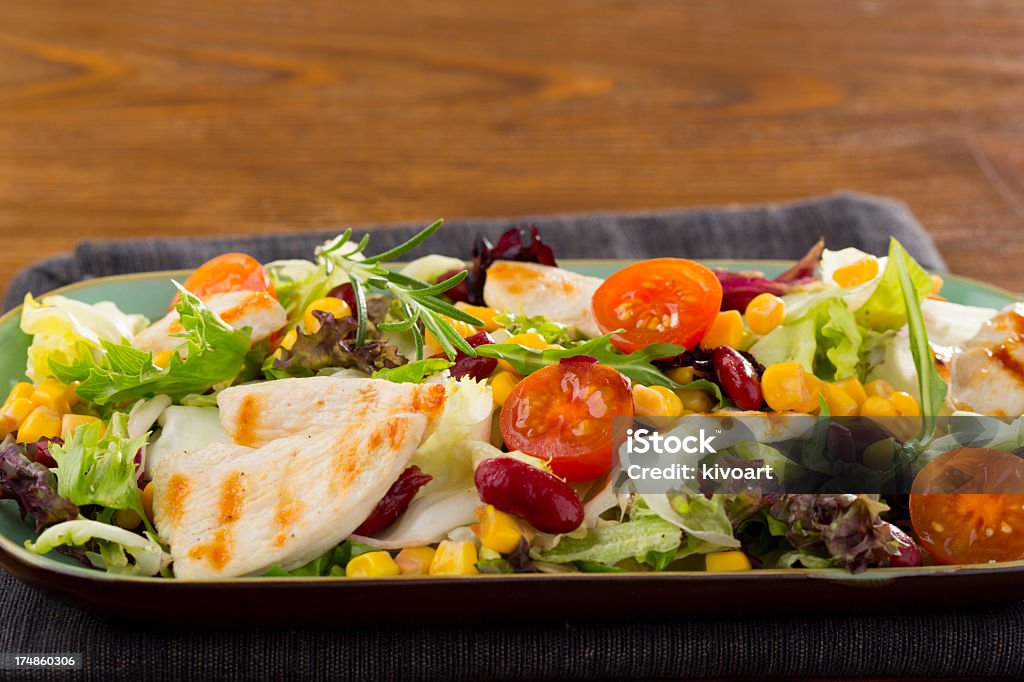 Salade au poulet - Photo de Aliment libre de droits