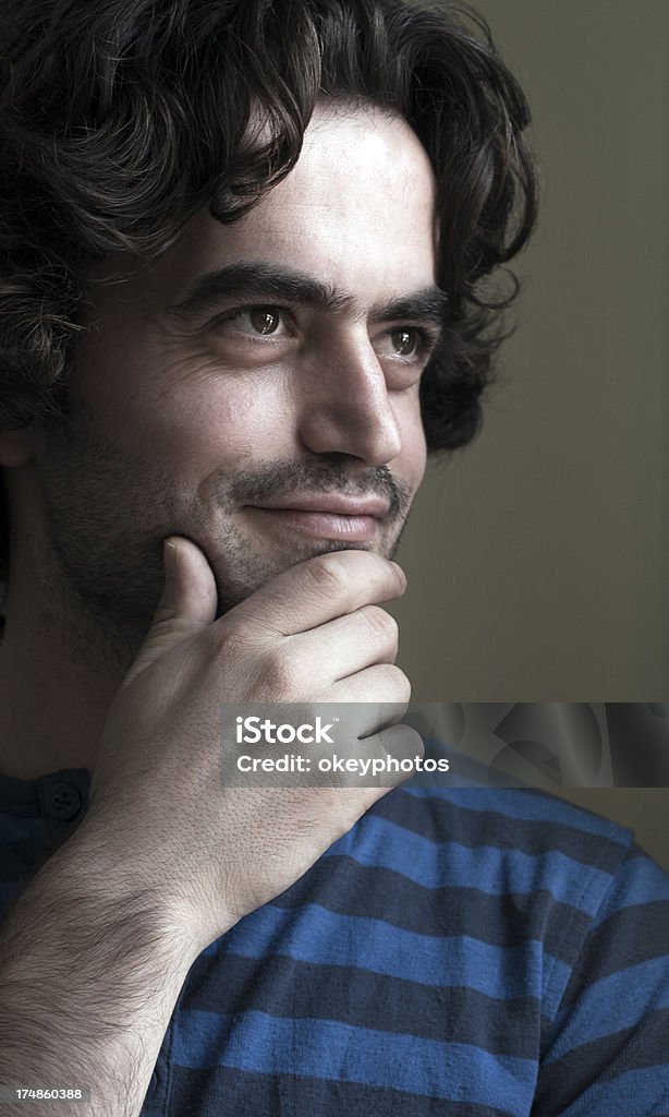 Mann Porträt - Lizenzfrei Menschliches Gesicht Stock-Foto