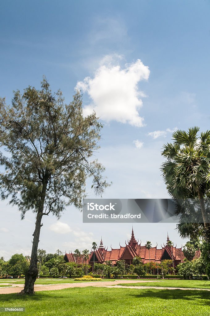 O Museu Nacional de Phnom Penh, Camboja - Royalty-free Ao Ar Livre Foto de stock